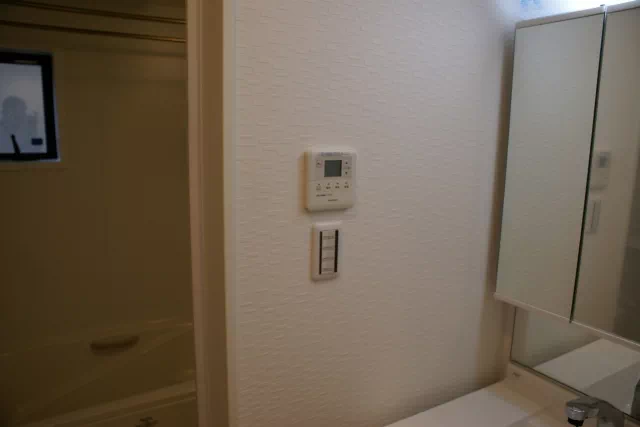 風呂場のスイッチの写真